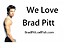 We love Brad Pitt