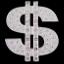 Iced Out Dollar Sign
